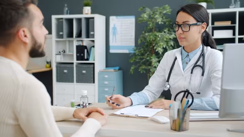 Doctor and patient consultation for Disabled Parking - Where To Pick Up Muswell Hill: Private Microsuction Ear Wax Removal I...